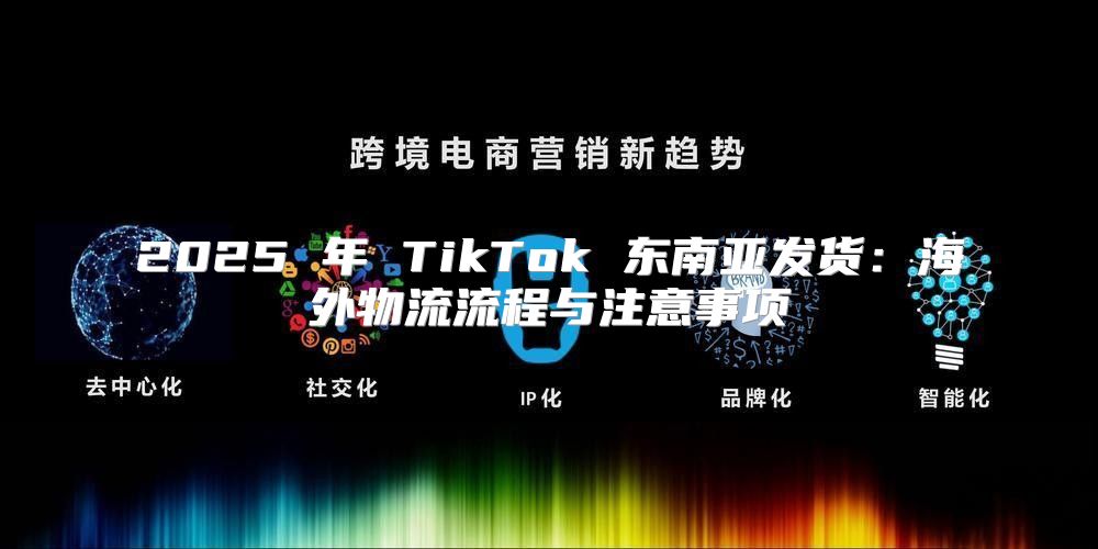 2025 年 TikTok 东南亚发货：海外物流流程与注意事项