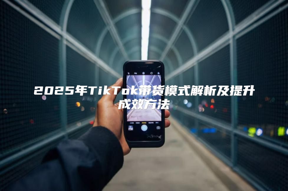 2025年TikTok带货模式解析及提升成效方法