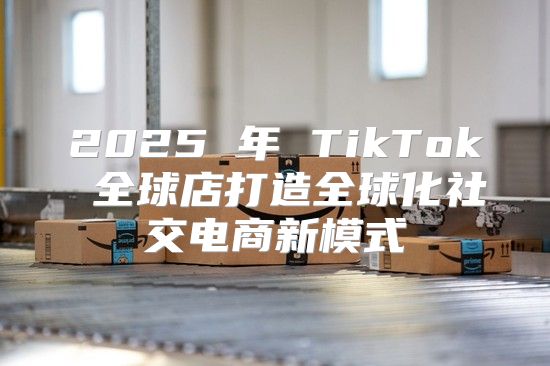 2025 年 TikTok 全球店打造全球化社交电商新模式