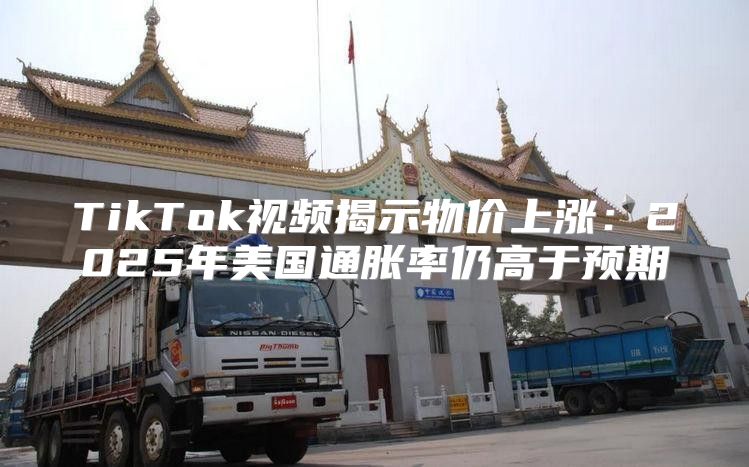 TikTok视频揭示物价上涨：2025年美国通胀率仍高于预期