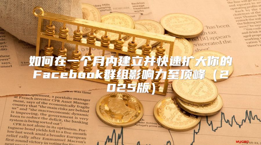 如何在一个月内建立并快速扩大你的Facebook群组影响力至顶峰2025版