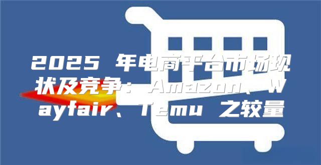 2025 年电商平台市场现状及竞争：Amazon、Wayfair、Temu 之较量