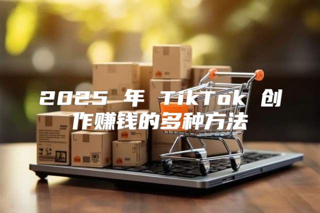 2025 年 TikTok 创作赚钱的多种方法