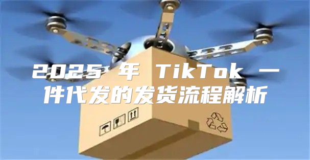 2025 年 TikTok 一件代发的发货流程解析