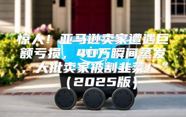 惊人！亚马逊卖家遭遇巨额亏损，40万瞬间蒸发，大批卖家被割韭菜！” 2025版