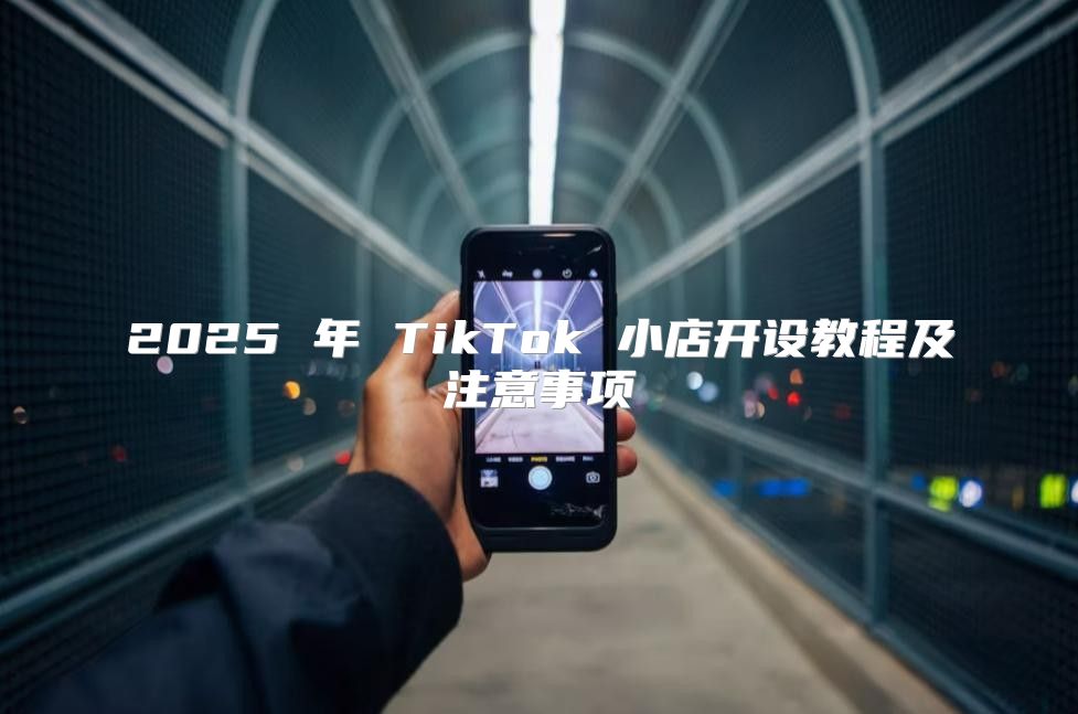 2025 年 TikTok 小店开设教程及注意事项