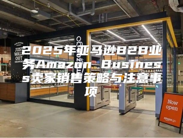 2025年亚马逊B2B业务Amazon Business卖家销售策略与注意事项