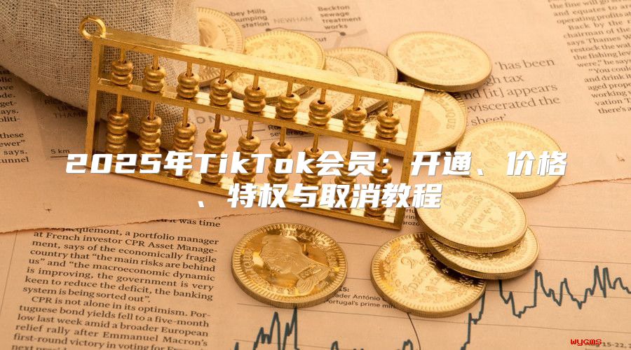 2025年TikTok会员：开通、价格、特权与取消教程