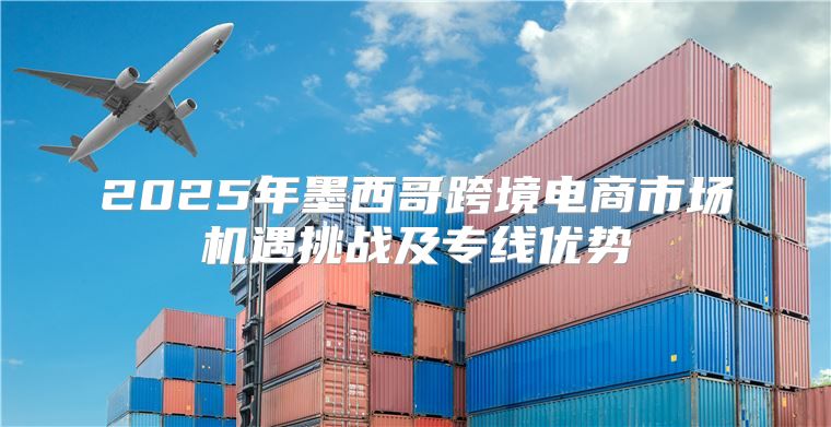 2025年墨西哥跨境电商市场机遇挑战及专线优势