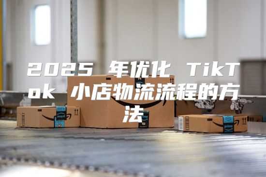 2025 年优化 TikTok 小店物流流程的方法