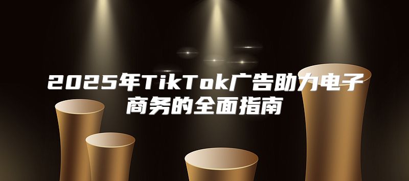 2025年TikTok广告助力电子商务的全面指南