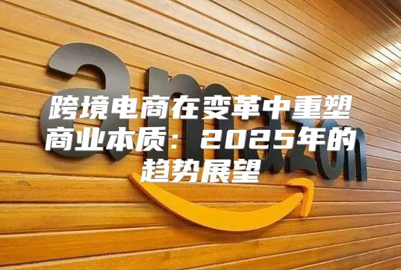 跨境电商在变革中重塑商业本质：2025年的趋势展望