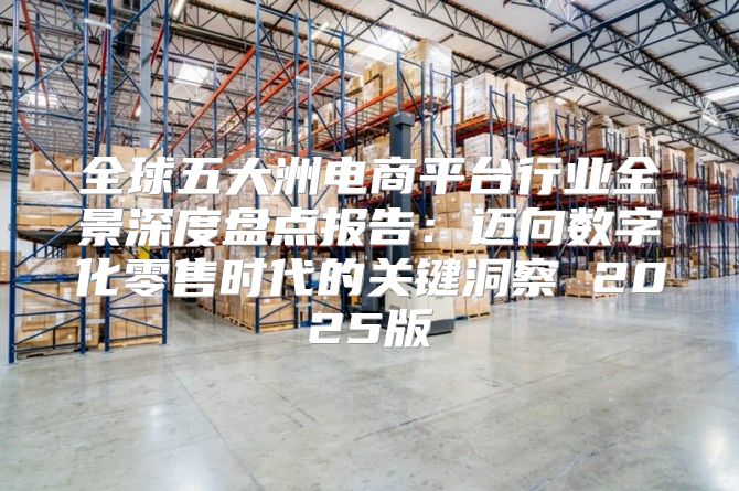 全球五大洲电商平台行业全景深度盘点报告：迈向数字化零售时代的关键洞察 2025版