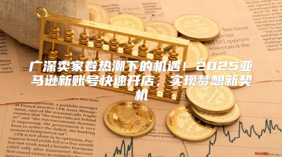 广深卖家卷热潮下的机遇！2025亚马逊新账号快速开店，实现梦想新契机