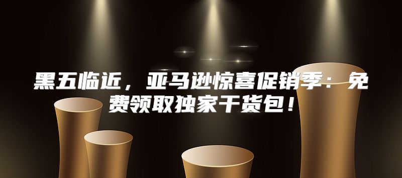 黑五临近，亚马逊惊喜促销季：免费领取独家干货包！
