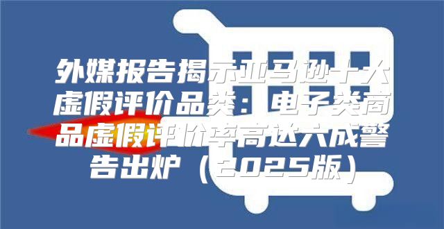 外媒报告揭示亚马逊十大虚假评价品类：电子类商品虚假评价率高达六成警告出炉2025版