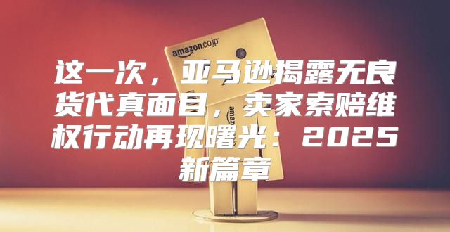 这一次，亚马逊揭露无良货代真面目，卖家索赔维权行动再现曙光：2025新篇章