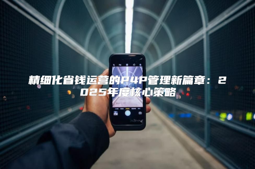精细化省钱运营的P4P管理新篇章：2025年度核心策略
