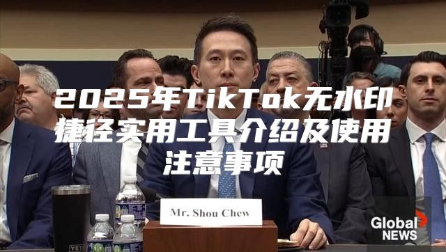 2025年TikTok无水印捷径实用工具介绍及使用注意事项