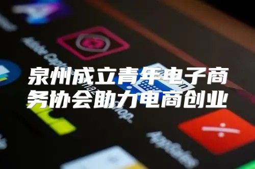 泉州成立青年电子商务协会助力电商创业