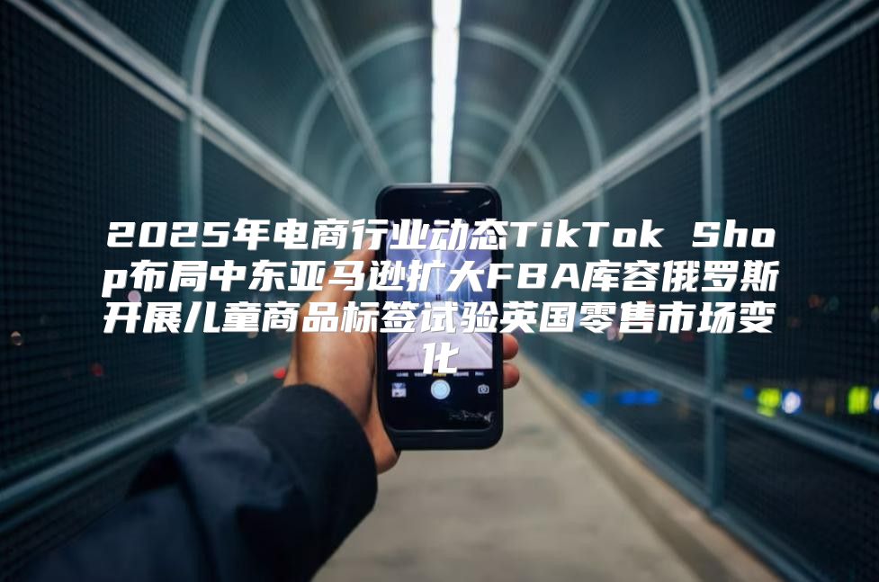 2025年电商行业动态TikTok Shop布局中东亚马逊扩大FBA库容俄罗斯开展儿童商品标签试验英国零售市场变化