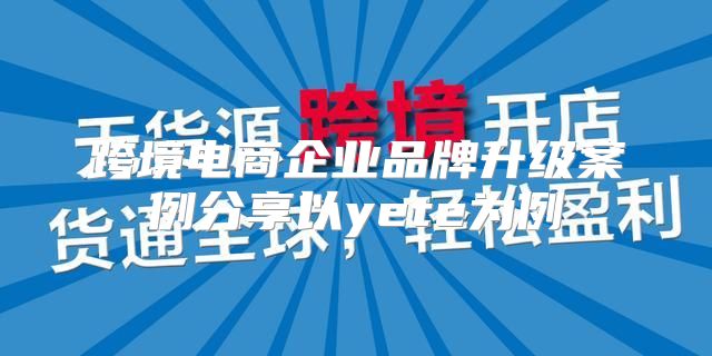 跨境电商企业品牌升级案例分享以yete为例