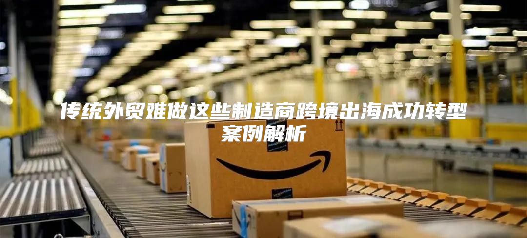 传统外贸难做这些制造商跨境出海成功转型案例解析