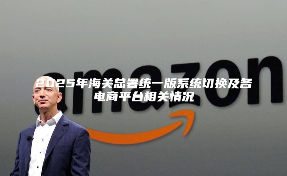 2025年海关总署统一版系统切换及各电商平台相关情况