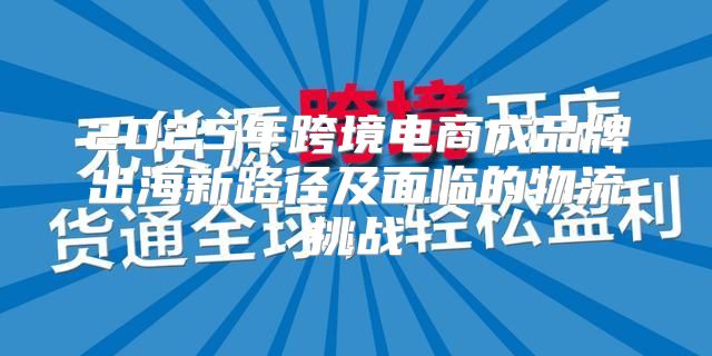2025年跨境电商成品牌出海新路径及面临的物流挑战