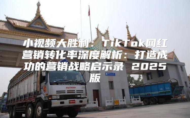 小视频大胜利：TikTok网红营销转化率深度解析：打造成功的营销战略启示录 2025版