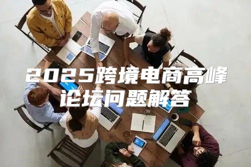 2025跨境电商高峰论坛问题解答