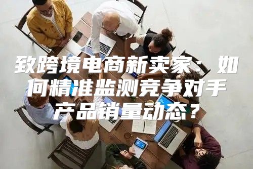 致跨境电商新卖家：如何精准监测竞争对手产品销量动态？