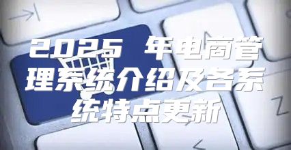 2025 年电商管理系统介绍及各系统特点更新