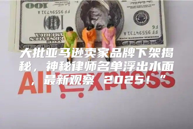 大批亚马逊卖家品牌下架揭秘，神秘律师名单浮出水面，最新观察 2025！”