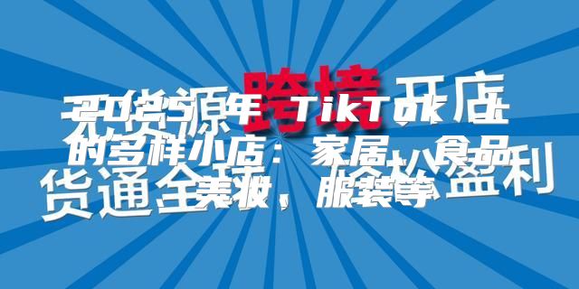 2025 年 TikTok 上的多样小店：家居、食品、美妆、服装等
