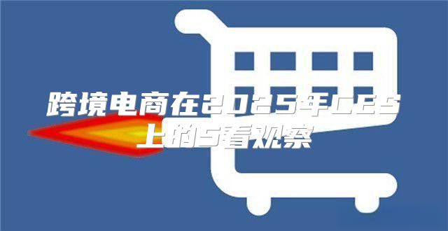 跨境电商在2025年CES上的5看观察
