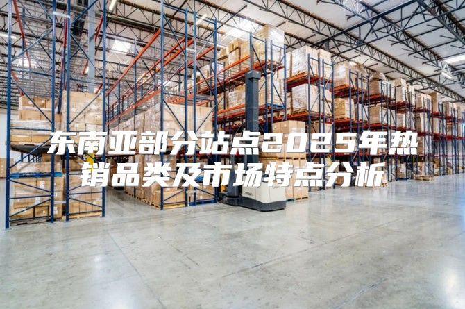 东南亚部分站点2025年热销品类及市场特点分析