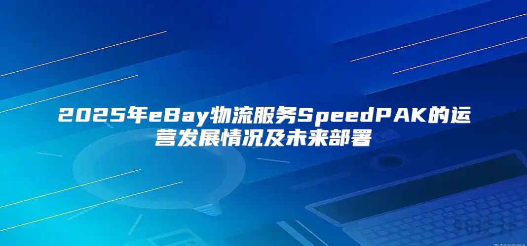 2025年eBay物流服务SpeedPAK的运营发展情况及未来部署