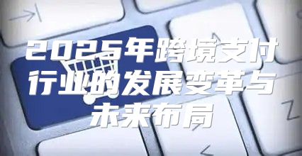 2025年跨境支付行业的发展变革与未来布局