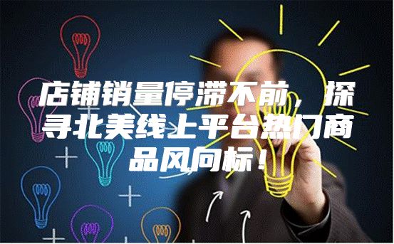 店铺销量停滞不前，探寻北美线上平台热门商品风向标！