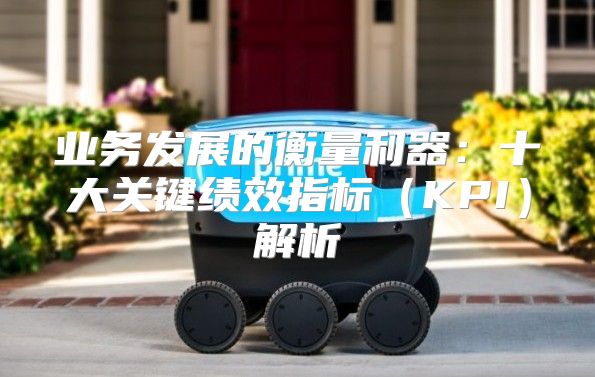 业务发展的衡量利器：十大关键绩效指标KPI解析