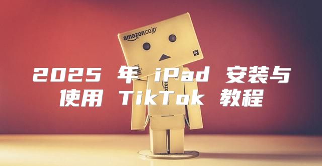 2025 年 iPad 安装与使用 TikTok 教程