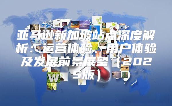 亚马逊新加坡站点深度解析：运营体验、用户体验及发展前景展望2025版