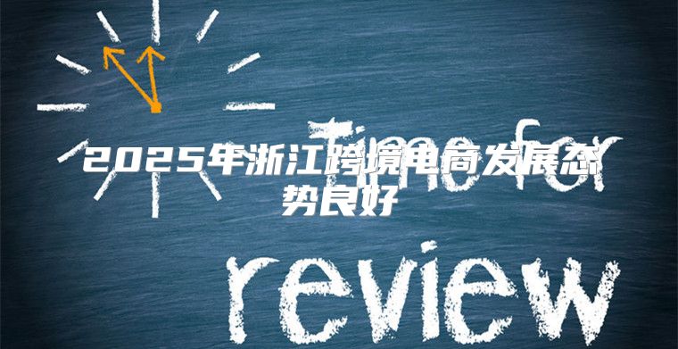2025年浙江跨境电商发展态势良好