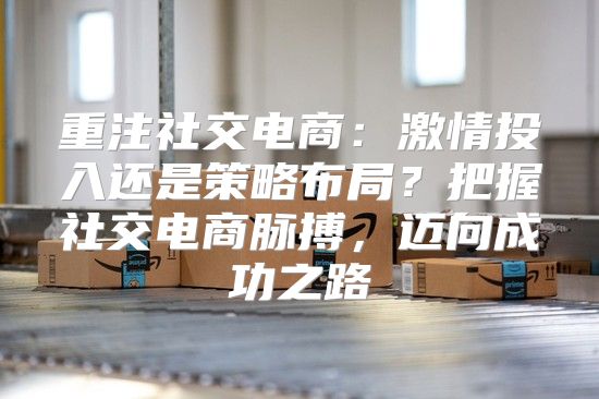 重注社交电商：激情投入还是策略布局？把握社交电商脉搏，迈向成功之路