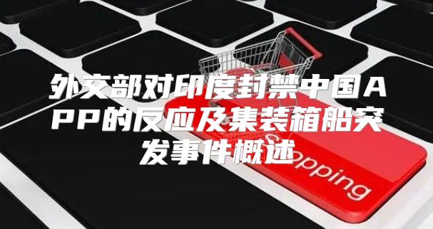 外交部对印度封禁中国APP的反应及集装箱船突发事件概述