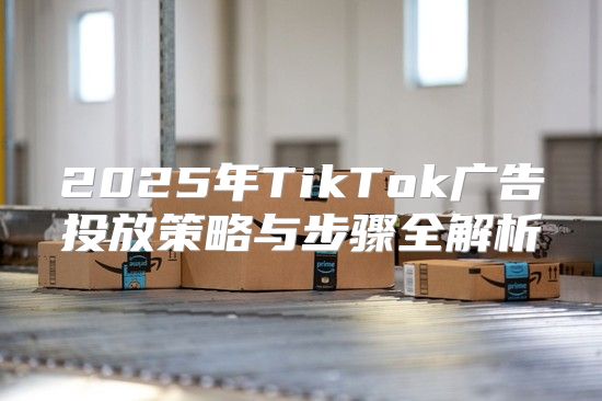 2025年TikTok广告投放策略与步骤全解析
