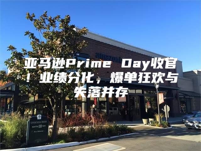 亚马逊Prime Day收官！业绩分化，爆单狂欢与失落并存