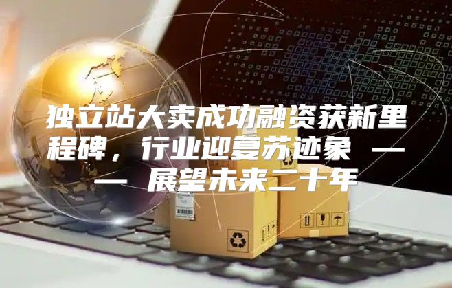 独立站大卖成功融资获新里程碑，行业迎复苏迹象 —— 展望未来二十年