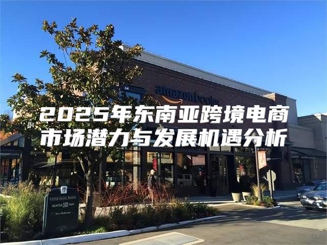 2025年东南亚跨境电商市场潜力与发展机遇分析